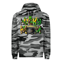 Slate Camo lucky mom St. Patrick's Premium Hoodie - HowdyJamesFarm
