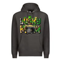 Smoke lucky mom St. Patrick's Premium Hoodie - HowdyJamesFarm