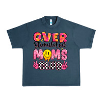 Midnight Navy over stimulated moms club Urban Heavy Tee - JahusDesignShop