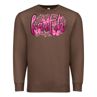 Chestnut Faith Breast Cancer Premium Sweatshirt - FaDigitalArtStudio