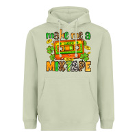 Matcha Make me a mixtape St. Patrick's Day Heavyweight Hoodie - OliviaCreatesArt