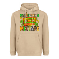 Mushroom Make me a mixtape St. Patrick's Day Heavyweight Hoodie - OliviaCreatesArt