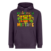 Plum Make me a mixtape St. Patrick's Day Heavyweight Hoodie - OliviaCreatesArt