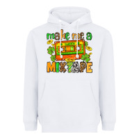 White Make me a mixtape St. Patrick's Day Heavyweight Hoodie - OliviaCreatesArt