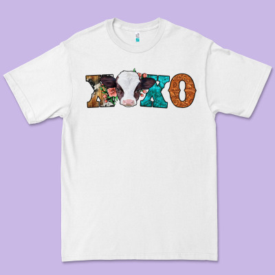 Xoxo Valentines Day Baby Cow Premium Tee Designed By Jasminsmagicworld