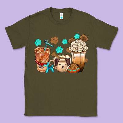 Dog Coffee Cups With  Food Container Bbs Classic Tee Designed By Bundleandbundleshop