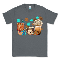 Charcoal Heather dog coffee cups with  food container bbs Classic Tee - BundleAndBundleShop