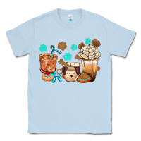 Dusty Blue dog coffee cups with  food container bbs Classic Tee - BundleAndBundleShop