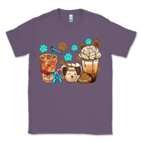 Lavender dog coffee cups with  food container bbs Classic Tee - BundleAndBundleShop