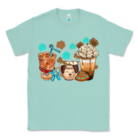 Seafoam dog coffee cups with  food container bbs Classic Tee - BundleAndBundleShop