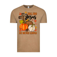 Fall For Jesus He Never Leaves Vintage Tee | Teevron