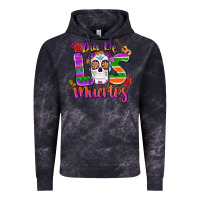 Cloud Black dia de los muertos Vintage Hoodie - MaliasSmallBusiness