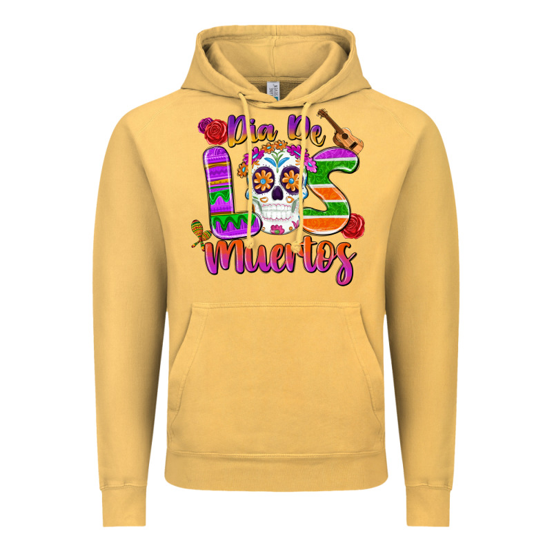 Dia De Los Muertos Vintage Hoodie by MaliasSmallBusiness | Teevron