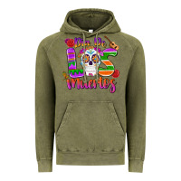 Vintage Olive dia de los muertos Vintage Hoodie - MaliasSmallBusiness