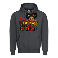 Smoke i am black history black girl peekaboo juneteenth Zipper Hoodie - CowGirlArtShop