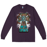 Plum cross1 Long Sleeve Tee - RanaPortraitStore