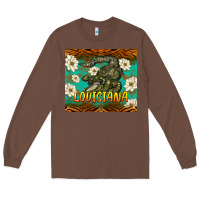 Chestnut louisiana alligator tumbler Long Sleeve Tee - BarkalooDesign