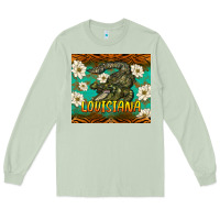 Matcha louisiana alligator tumbler Long Sleeve Tee - BarkalooDesign