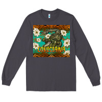 Smoke louisiana alligator tumbler Long Sleeve Tee - BarkalooDesign