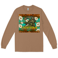 Toasted Coconut louisiana alligator tumbler Long Sleeve Tee - BarkalooDesign