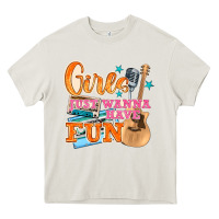 Cream girls just wanna have fun Heavy Core Tee - NancyCooperArtShop