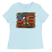 Proud Veteran Christmas Army Ladies Tee | Teevron