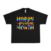 Black Western Happy Pride Month LGBTQ+ Urban Heavy Tee - BundleAndBundleShop