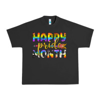 Pigment Black Western Happy Pride Month LGBTQ+ Urban Heavy Tee - BundleAndBundleShop