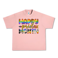 Salmon Western Happy Pride Month LGBTQ+ Urban Heavy Tee - BundleAndBundleShop
