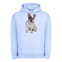 Pigment Grape Ice white black french bulldog Urban Hoodie - LillyAllenDesigns