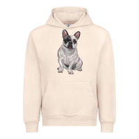 Sandshell white black french bulldog Urban Hoodie - LillyAllenDesigns