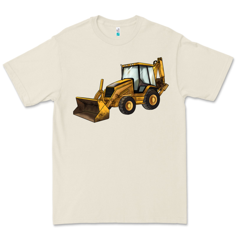 Backhoe Loader Truck Premium Tee by LillyAllenDesigns | Teevron