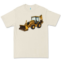 Bone Backhoe Loader Truck Premium Tee - LillyAllenDesigns