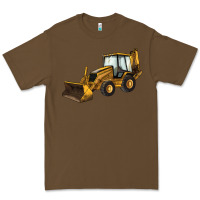 Cacao Backhoe Loader Truck Premium Tee - LillyAllenDesigns