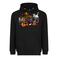 Black Mexico Heavyweight Hoodie - FaDigitalArtStudio