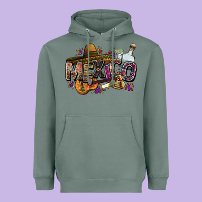 Mexico Heavyweight Hoodie Designed By Fadigitalartstudio