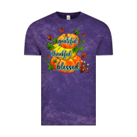 Cloud Purple grateful thankful blessed Vintage Tee - MaliasSmallBusiness