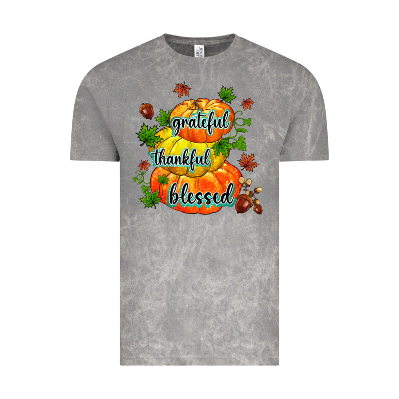 Grateful Thankful Blessed Vintage Tee by MaliasSmallBusiness | Teevron