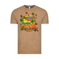 Vintage Coffee grateful thankful blessed Vintage Tee - MaliasSmallBusiness