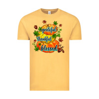 Vintage Mustard grateful thankful blessed Vintage Tee - MaliasSmallBusiness