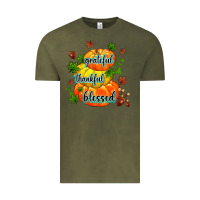 Vintage Olive grateful thankful blessed Vintage Tee - MaliasSmallBusiness