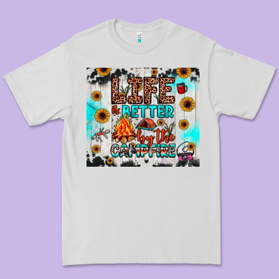 Life Is Better By The Campfire Premium Tee Designed By Jahusdesignshop