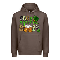 Coffee Bad green boozy St. Patrick's Day Premium Hoodie - CowGirlArtShop