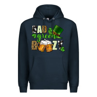Navy Bad green boozy St. Patrick's Day Premium Hoodie - CowGirlArtShop