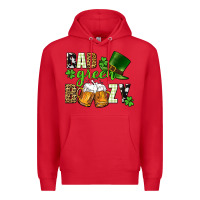 Red Bad green boozy St. Patrick's Day Premium Hoodie - CowGirlArtShop