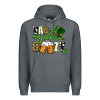Rock Bad green boozy St. Patrick's Day Premium Hoodie - CowGirlArtShop