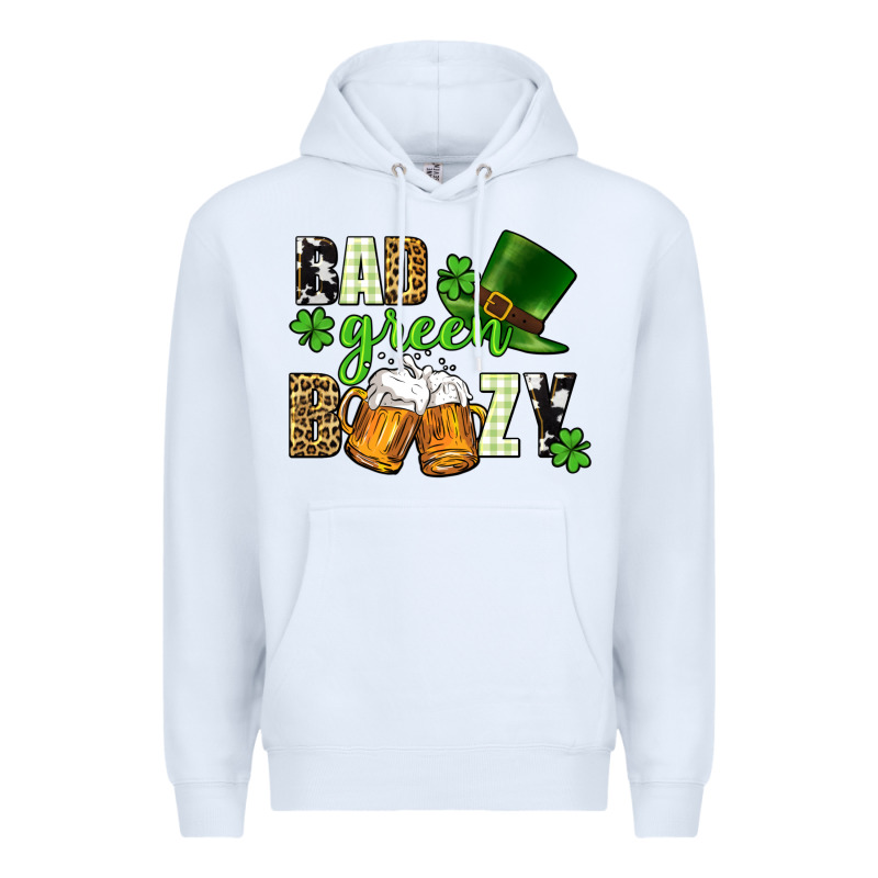 Bad Green Boozy St. Patrick's Day Premium Hoodie by CowGirlArtShop | Teevron