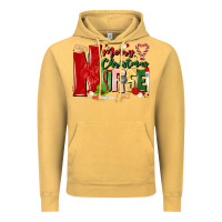 Vintage Mustard merry christmas nurse Vintage Hoodie - MaliasSmallBusiness