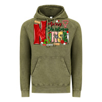 Vintage Olive merry christmas nurse Vintage Hoodie - MaliasSmallBusiness