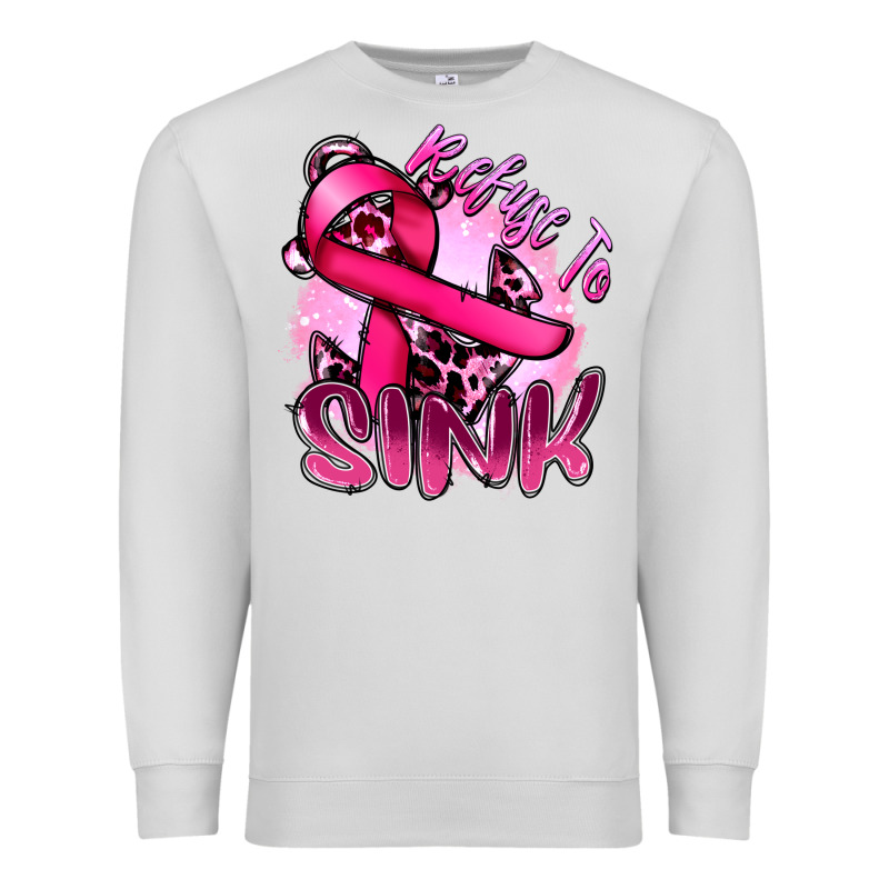 Refuse To Sink Cancer Premium Sweatshirt by FaDigitalArtStudio | Teevron